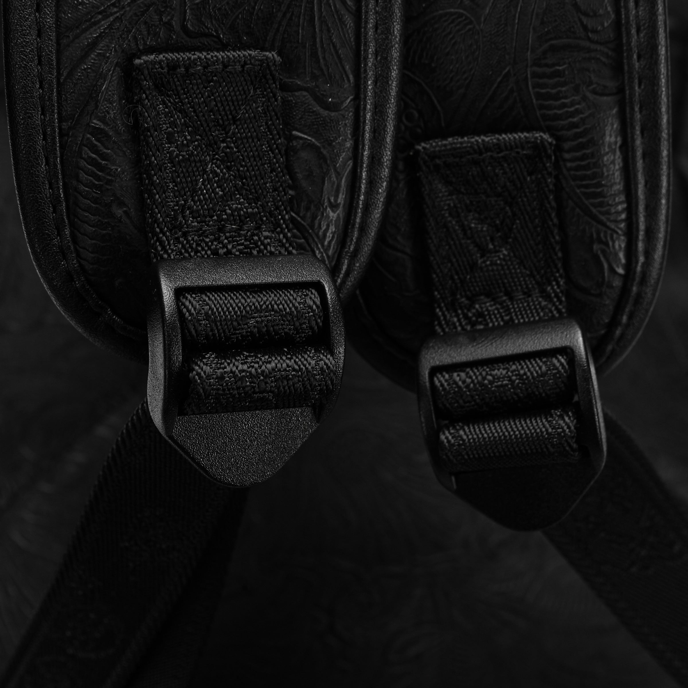 Laptop Backpack with Brass Lion-Head Ornament