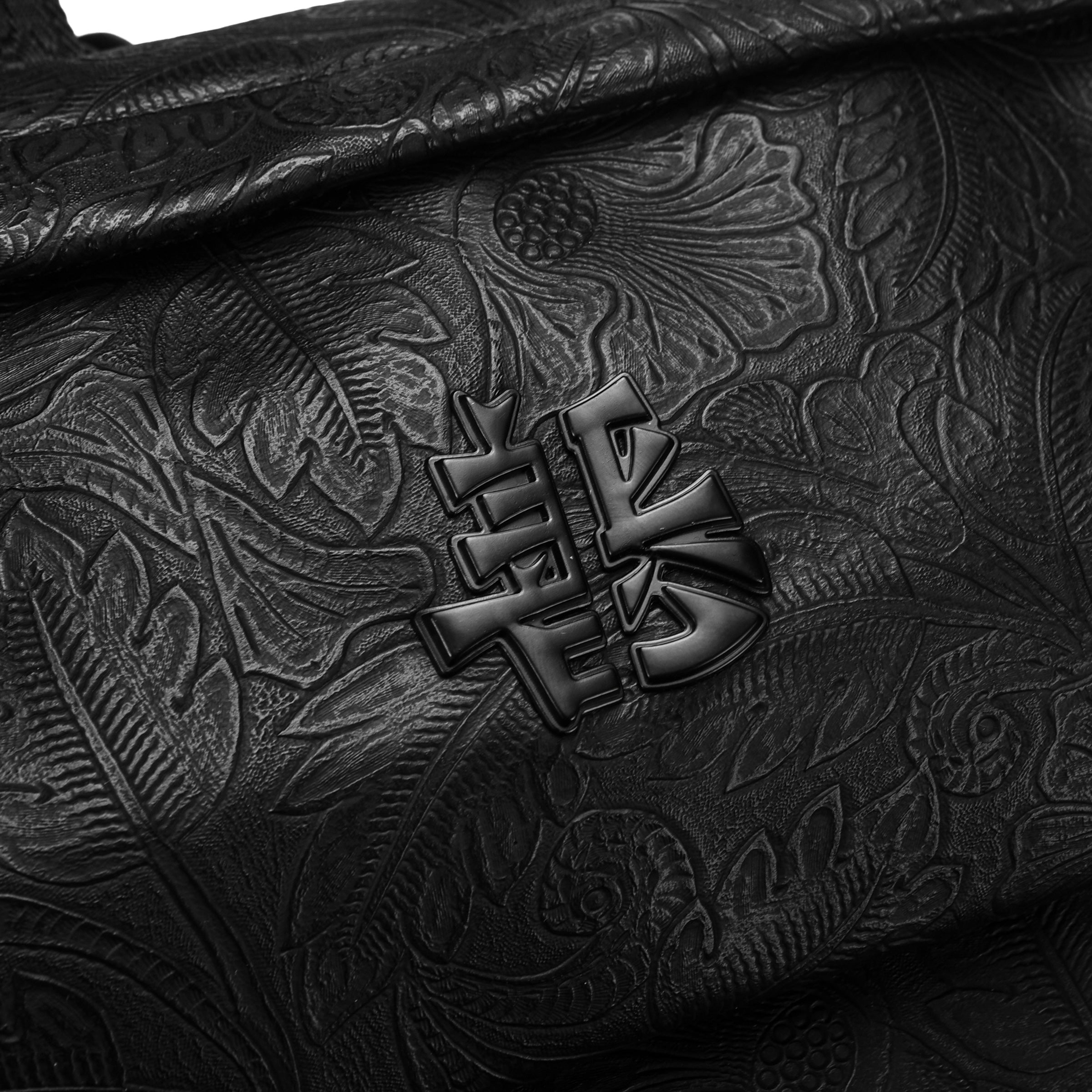 Laptop Backpack with Chinese “Good and evil” Logo Ornament