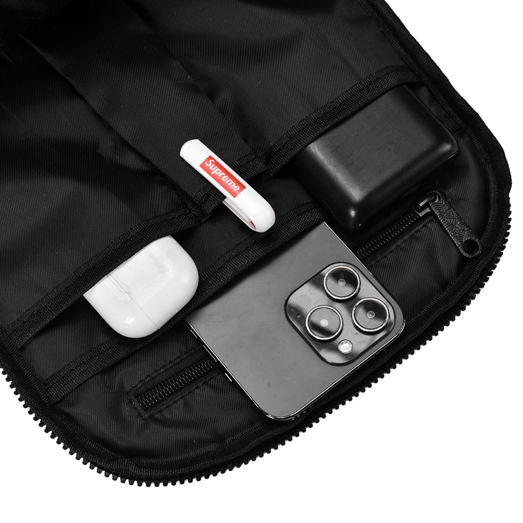 Laptop Backpack with Brass Lion-Head Ornament